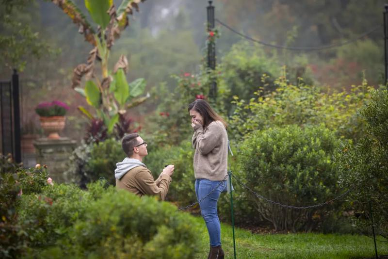 Joe's Philly Franklin Square Engagement Proposal – surprise proposal in Philadelphia