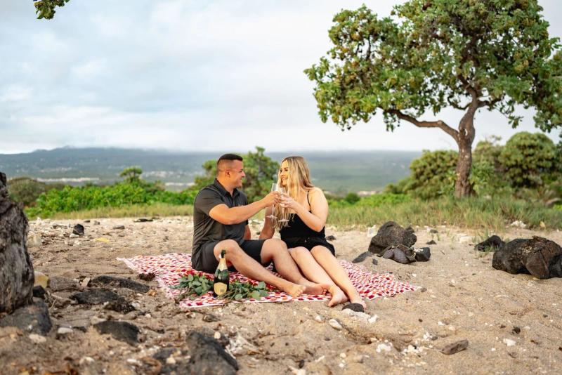 Picnic Proposal in Hawaii