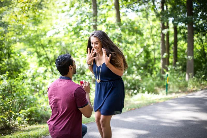 Charlotte Proposal Photography| Rohit and Sarah – surprise proposal at Charlotte, NC, Charlotte