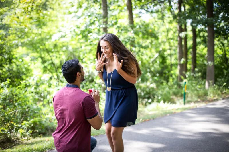 Charlotte Proposal Photography| Rohit and Sarah – surprise proposal at Charlotte, NC, Charlotte
