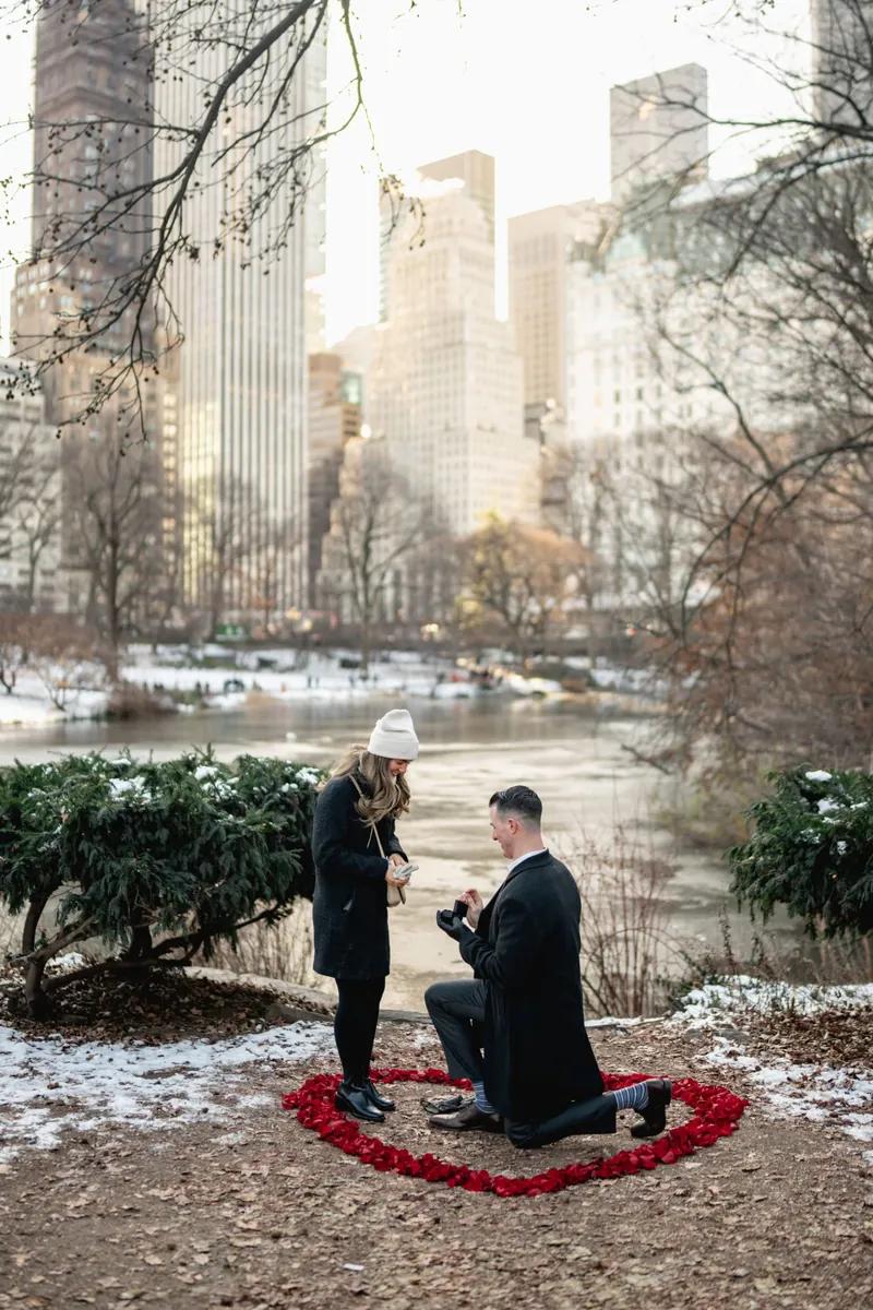 Central park the Plaza view, photographed by Paparazzi Proposals