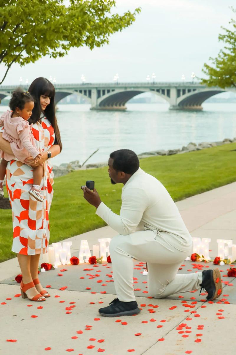 Marry Me Proposal in Detroit