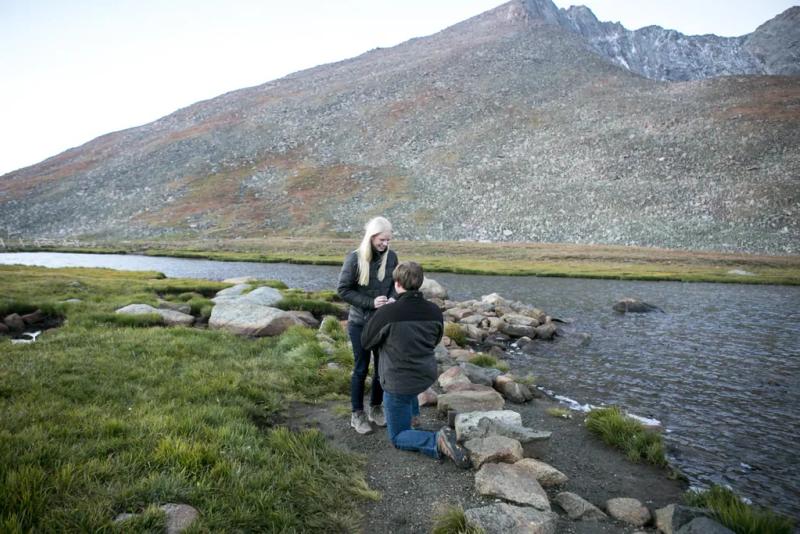 Denver Proposal Photography| Aubrey and Kendyl – surprise proposal at Mount Evans, Denver