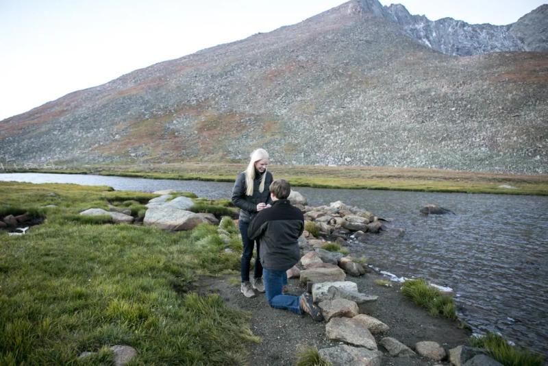 Denver Proposal Photography| Aubrey and Kendyl – surprise proposal at Mount Evans, Denver