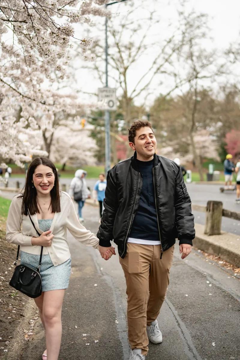 Sakura Park — Upper West Side, photographed by Paparazzi Proposals