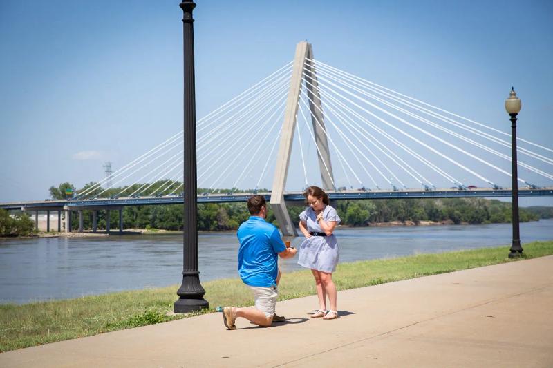 Proposal photographed in Kansas City