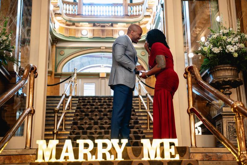 Proposal photographed in Pittsburgh