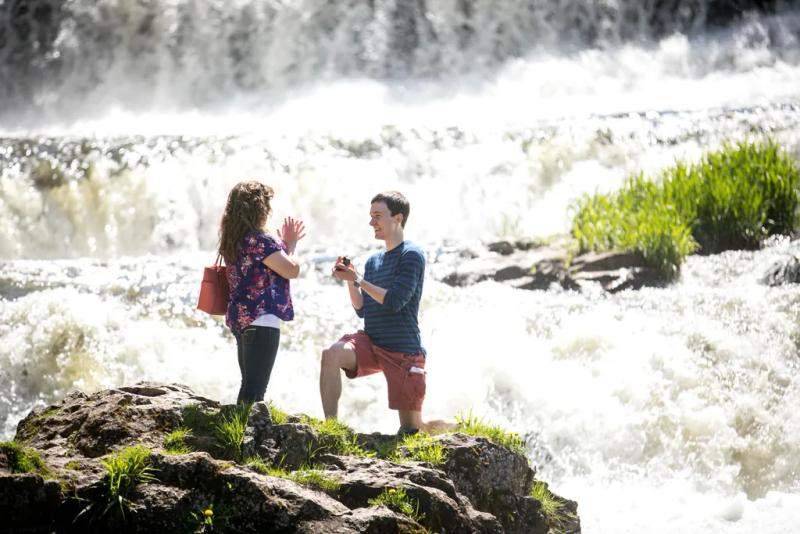 Minneapolis Proposal Photography| Daniel and Katie – surprise proposal at Willow River State Park, Minneapolis