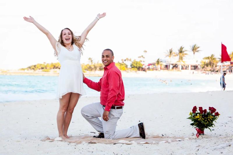 Proposal photographed in Riviera Maya