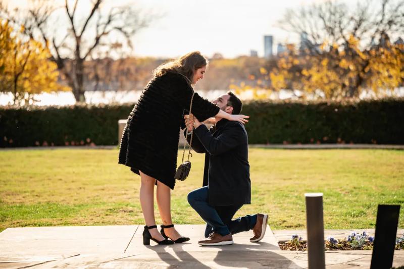 Autumn Proposal at the Dallas Arboretum – surprise proposal at Dallas Arboretum, Dallas