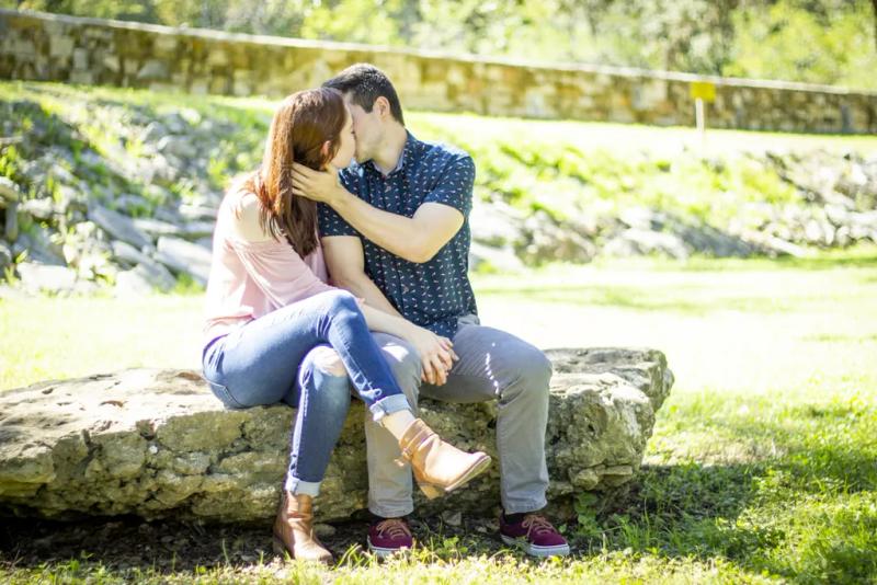 San Antonio Winery Proposal: Taylor and Jenna – surprise proposal at Dry Comal Creek Vineyards, San Antonio