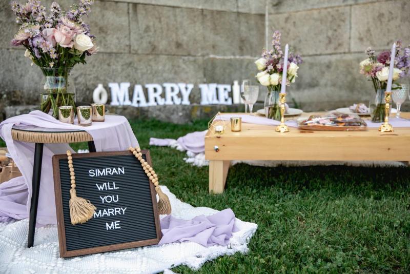 Boston Proposal Picnic Package in Boston