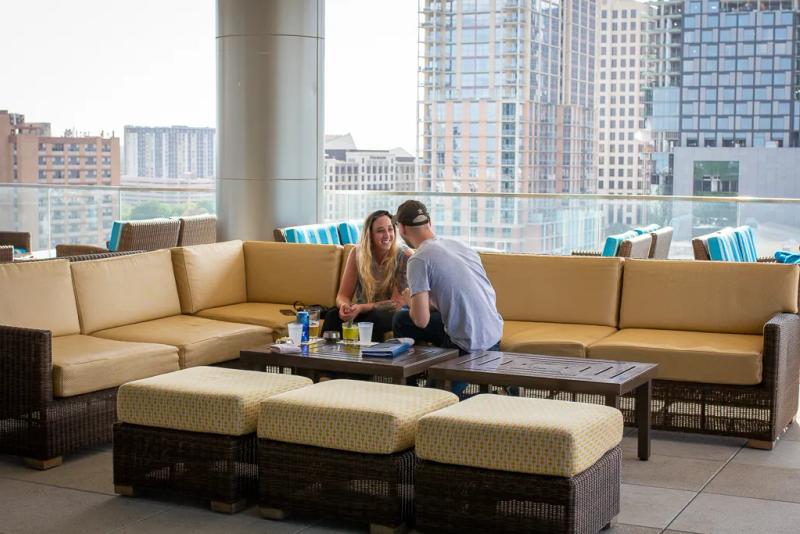 Austin Engagement Proposals: Dylan and Rachel – surprise proposal at Fairmont Austin, Austin