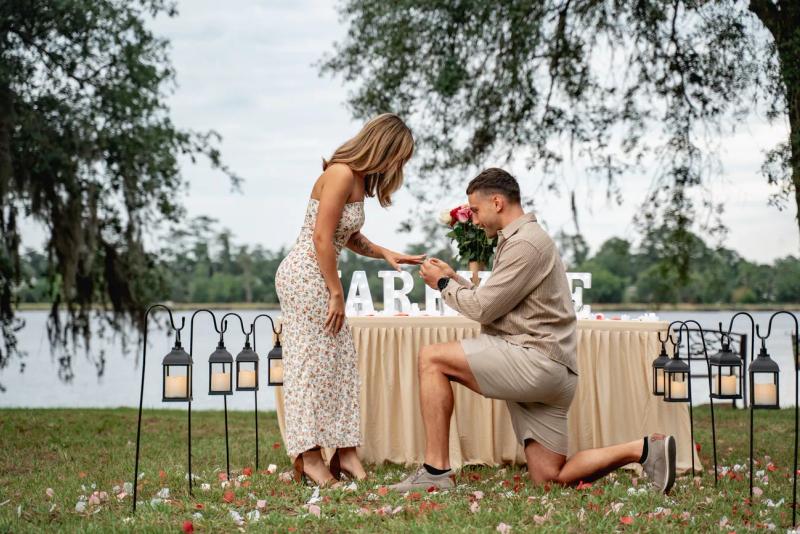 Proposal photographed in Jacksonville