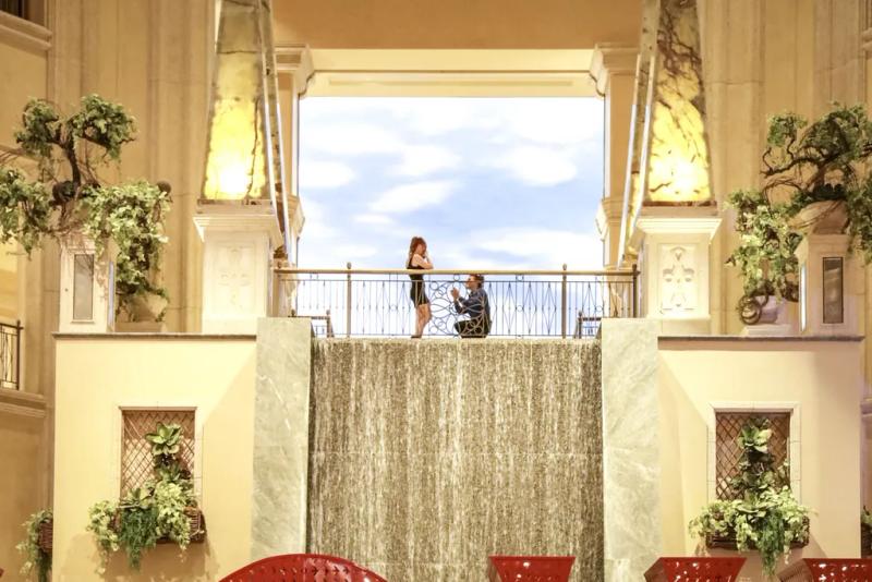 Vegas Proposal Photography | Kimberly's proposal – surprise proposal at Grand Canal Shoppes, Las Vegas