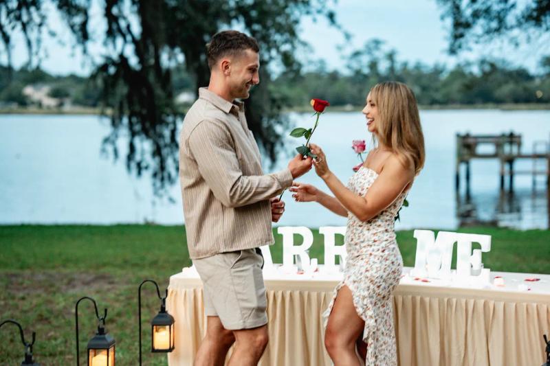 Proposal photographed in Jacksonville