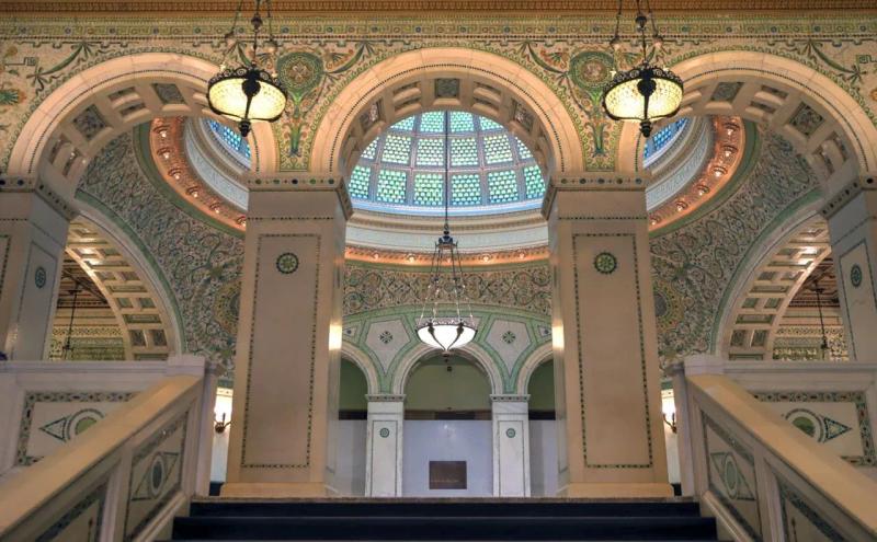 Chicago Cultural Center, photographed by Paparazzi Proposals