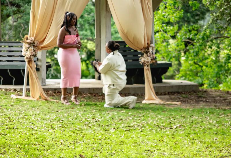 Proposal photographed in New Orleans