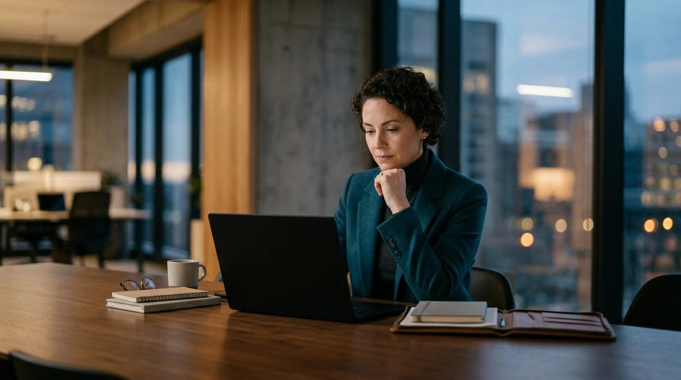 AI system analyzing customer data for lead scoring