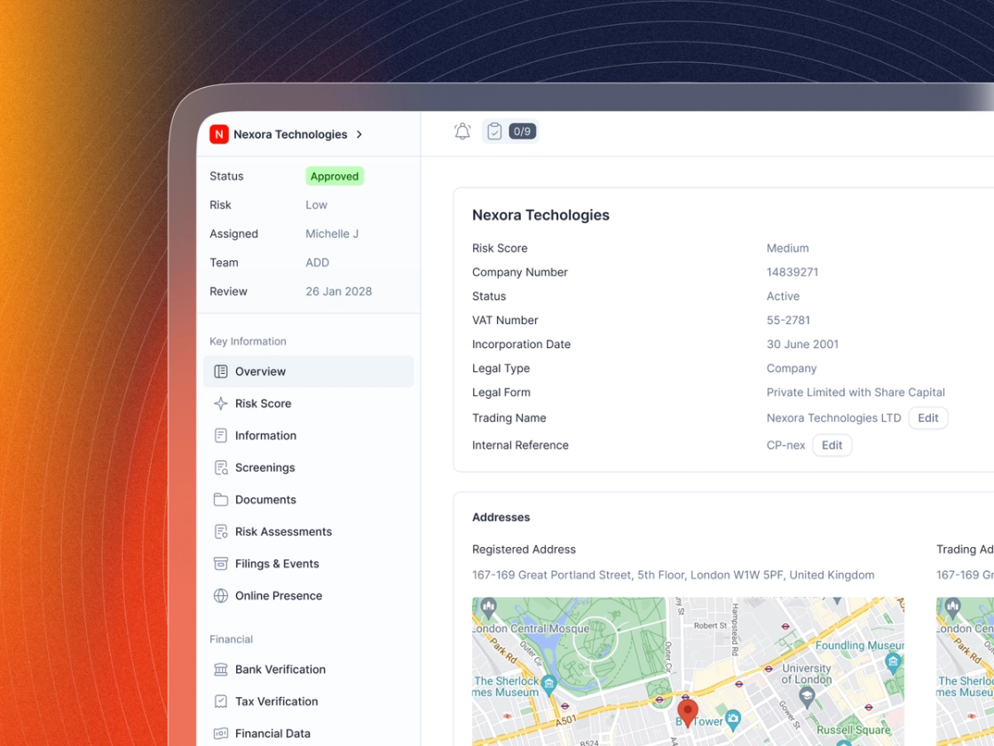 Case management visual