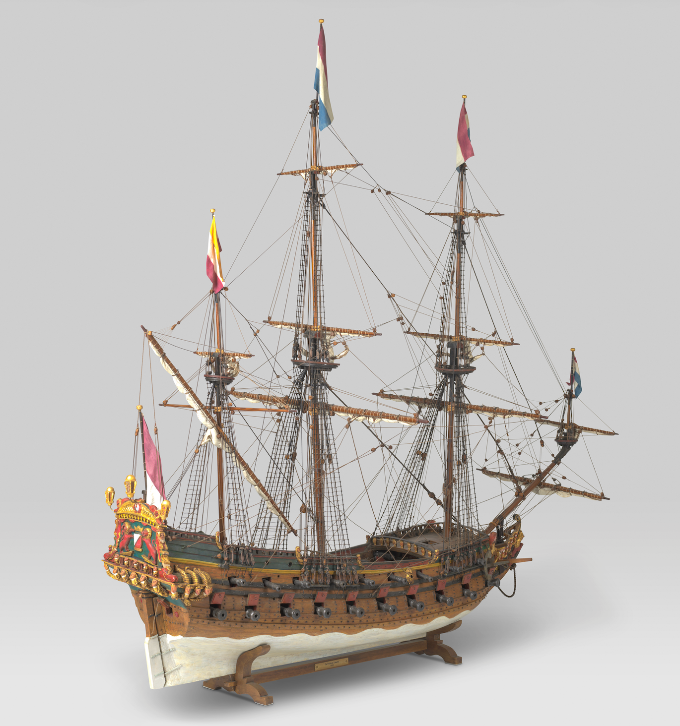 photo of a 17th-century ship