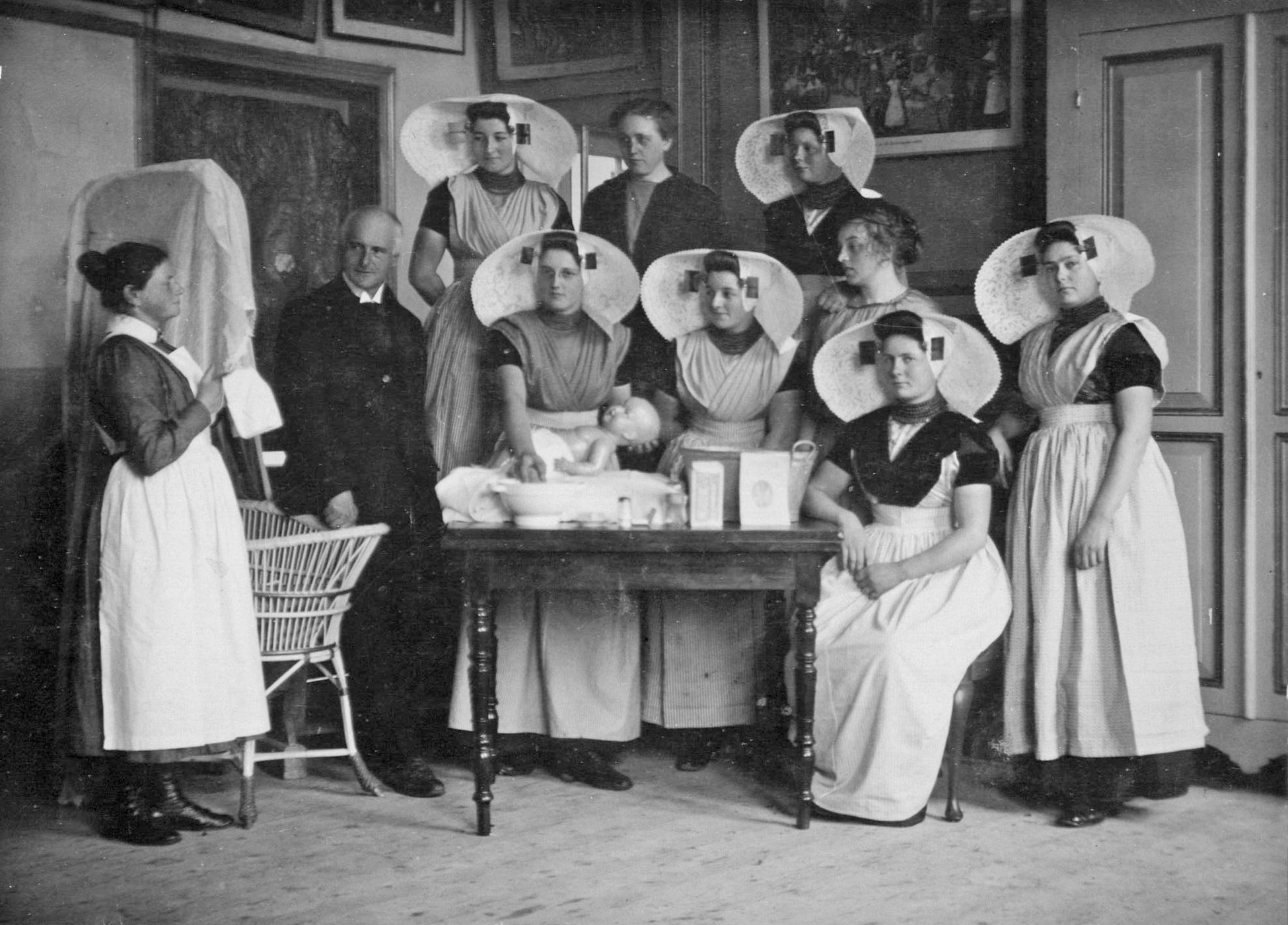 foto circa 1910 moedercursus