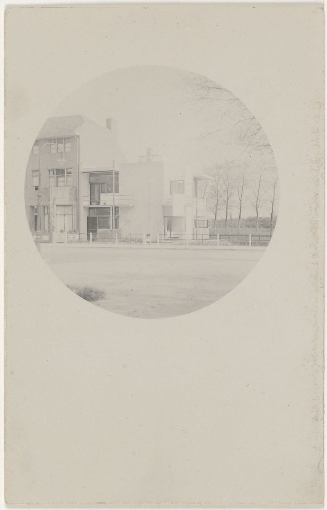 Rietveld Schröder Huis, vanuit Laan van Minsweerd, ansichtkaart