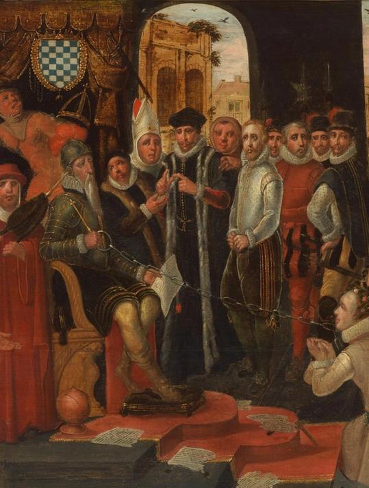 Man on throne