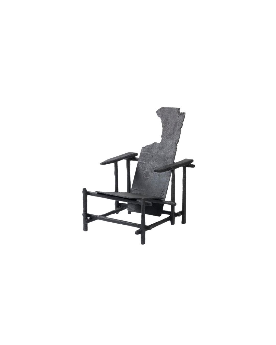 Afgebrande Rietveld stoel