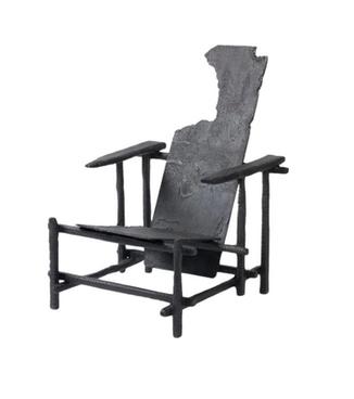 Afgebrande Rietveld stoel