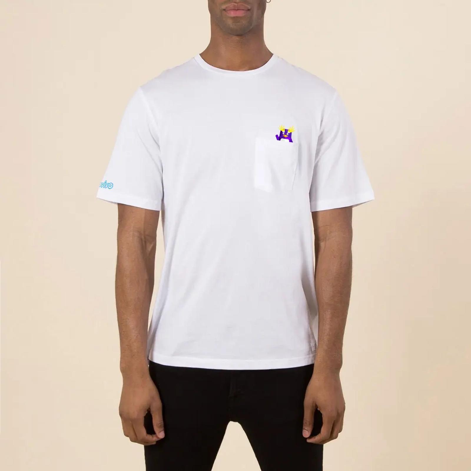 Ovivo t-shirt with a pocket logo