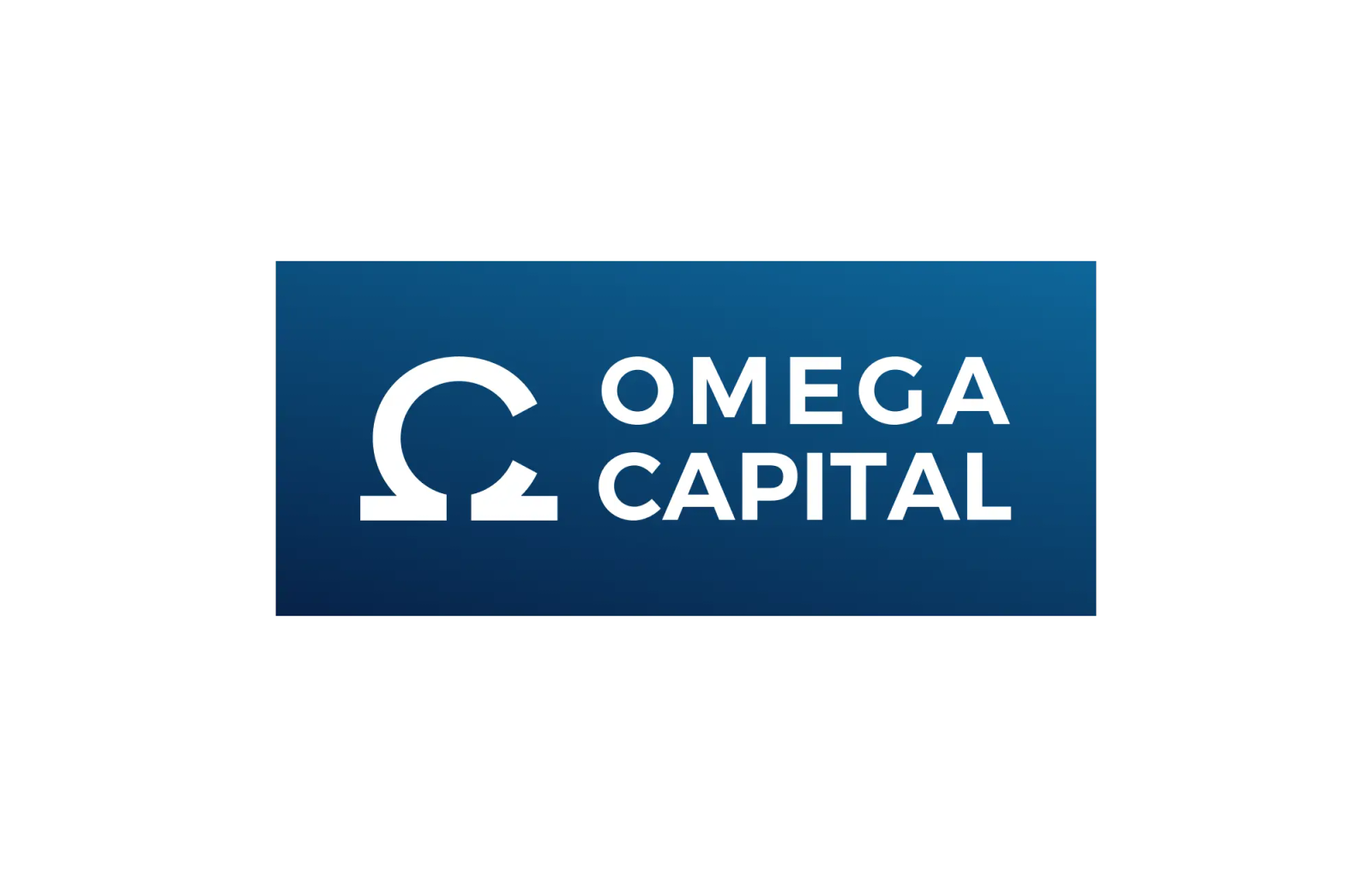 Omega Capital logo before and after — before