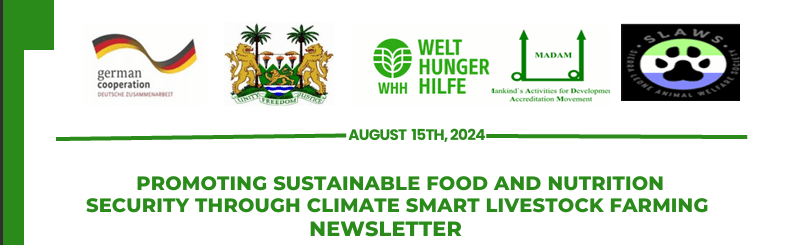 Promoting Sustainable Food and Nutrition Security Through Climate Smart Livestock Farming Newsletter
