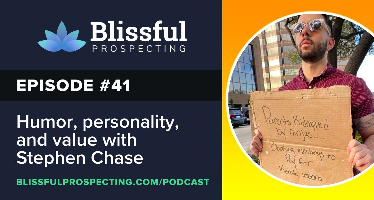 Podcast 41: Humor, personality, and value with Stephen Chase
