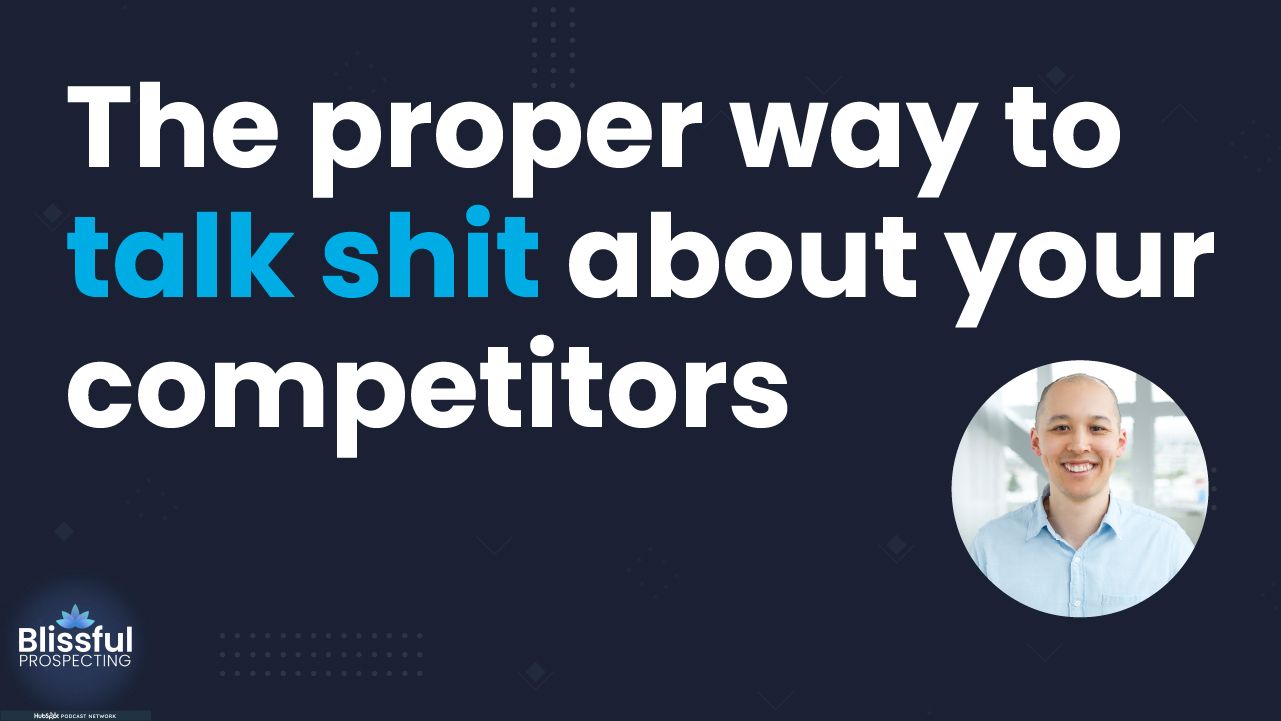 The proper way to talk shit about your competitors