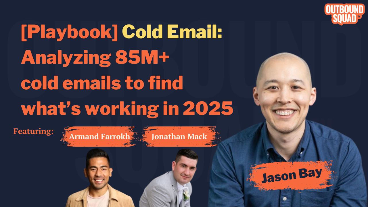 [Playbook] Cold Email: Analyzing 85M+ cold emails to find what’s working in 2025