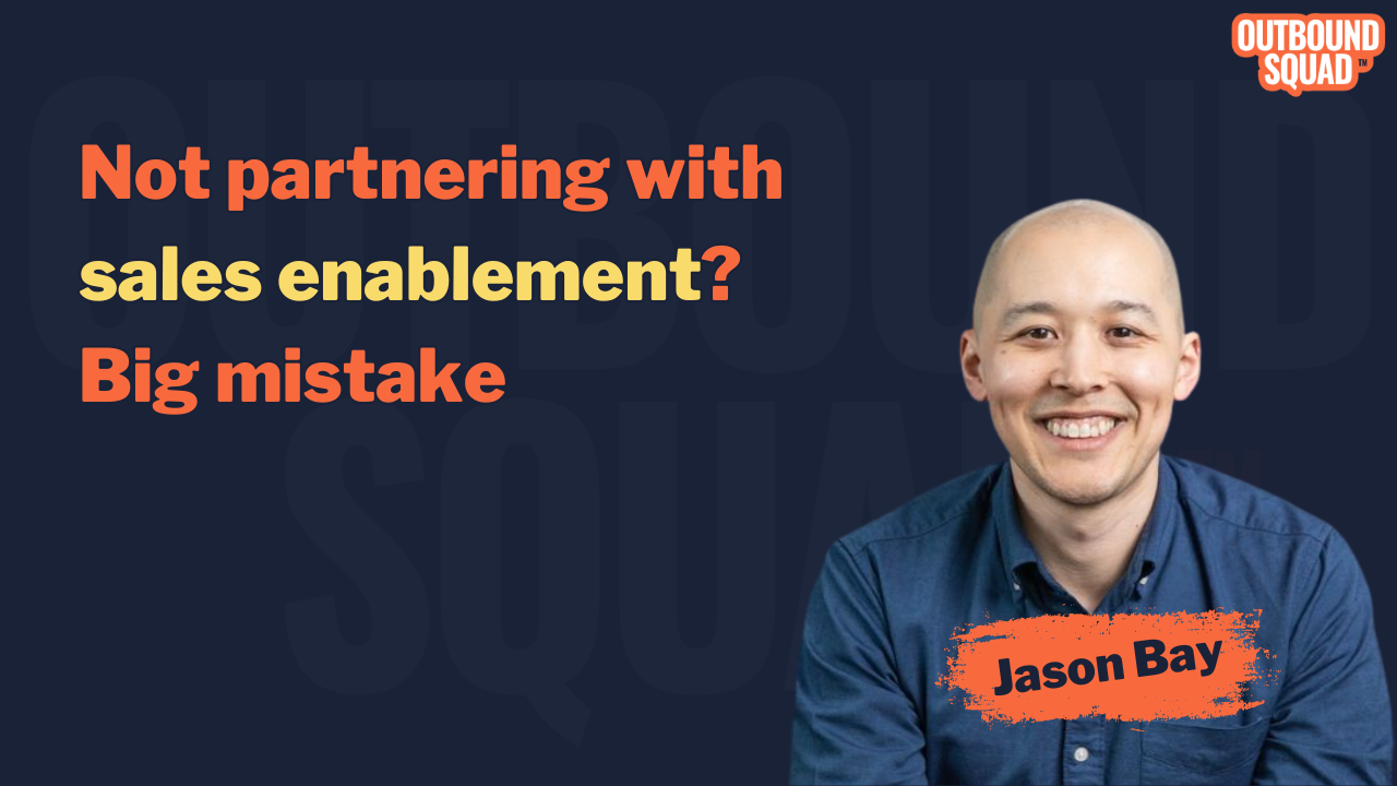 Not partnering with sales enablement? Big mistake