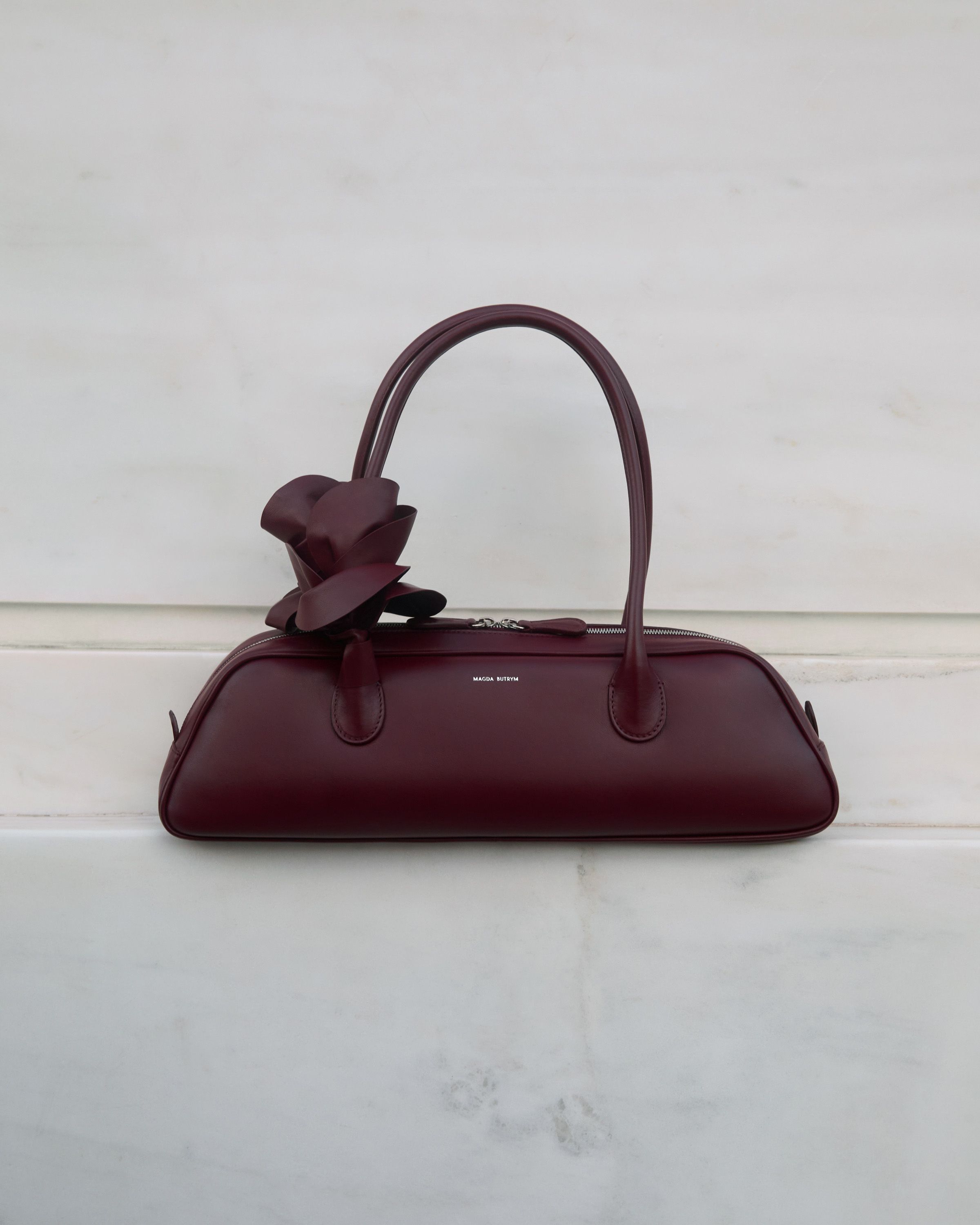 ショルダーバッグ・ポシェット MAGDA BUTRYM FW25 BRIGITTE (804425 BURGUNDY) Burgundy Sensation: Brigitte Bag