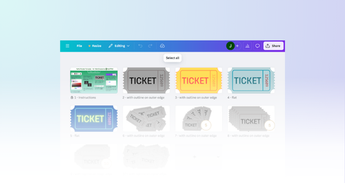 Raffle Ticket Template | Canva