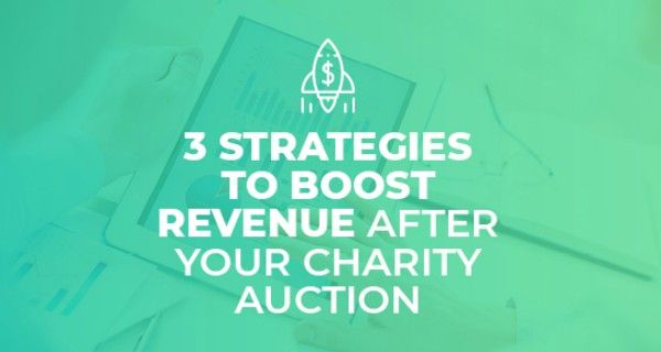 3 Strategies to Boost Revenue After Your Charity Auction