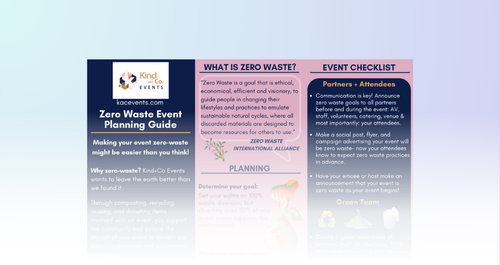 Zero Waste Event Planning Guide