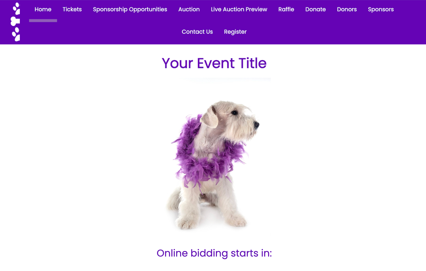 Generic Event Pages Don’t Raise Generosity. Stand Out. Raise More with Auctria.