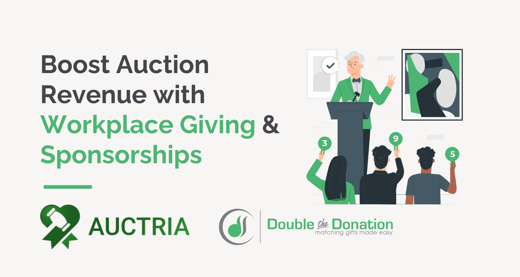 Boost Auction Revenue with Workplace Giving & Sponsorships