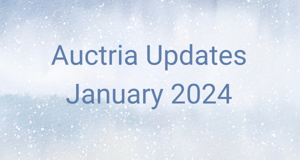 Auctria Updates January 2024