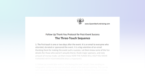 3-Touch Follow-Up Thank You Protocol