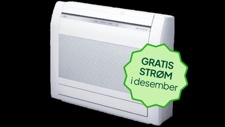 Fujitsu gulvmodell – Fujitsu Extreme Gulvmodell 6.2 Hvit varmepumpe, ferdig montert