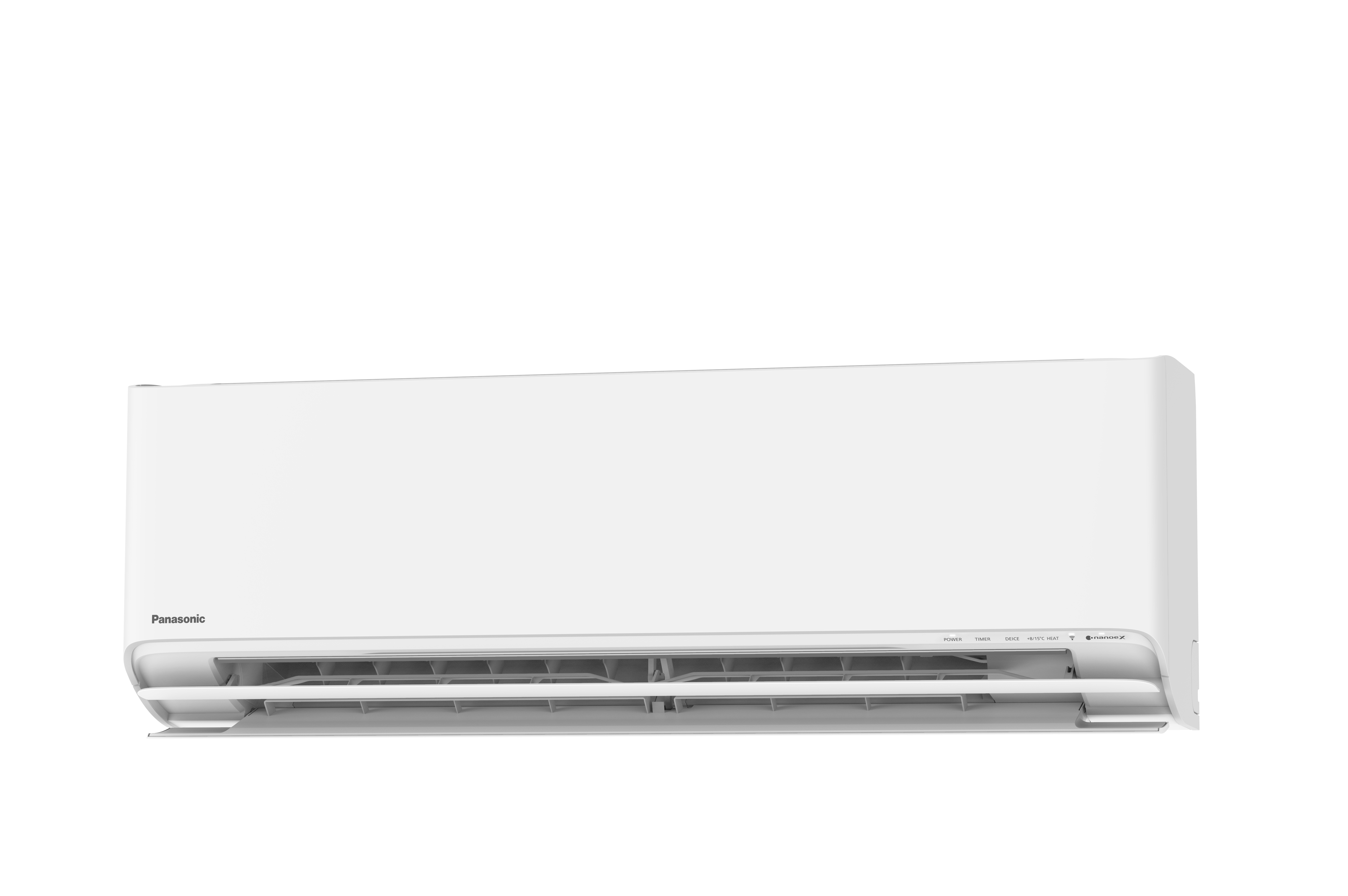 Panasonic Flagship varmepumpe hvit åpen produktbilde Ishavskraft