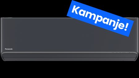 Svart – Panasonic Bluefin Flagship 7.5 NEO – Sort varmepumpe, ferdig montert