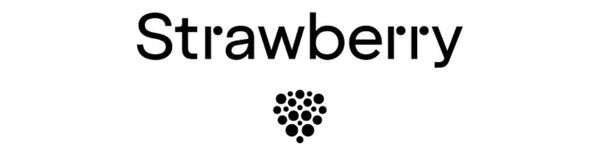 Logo i sorthvitt av Strawberry-hotellene