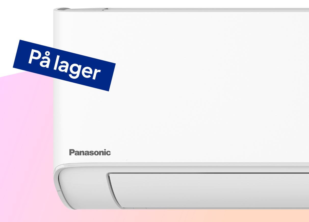 produktbilde av en hvit Panasonic Neo Flagship 7.5 luft til luft varmepumpe-modell